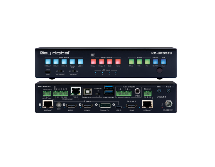 Key Digital Universal Presentation Switcher with 5 Inputs User Guide