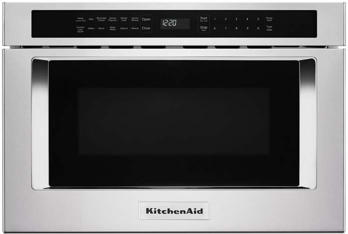 KitchenAid 1.2cu.ft. Under-Counter Microwave Oven Drawer KMBD104G Specification Manual