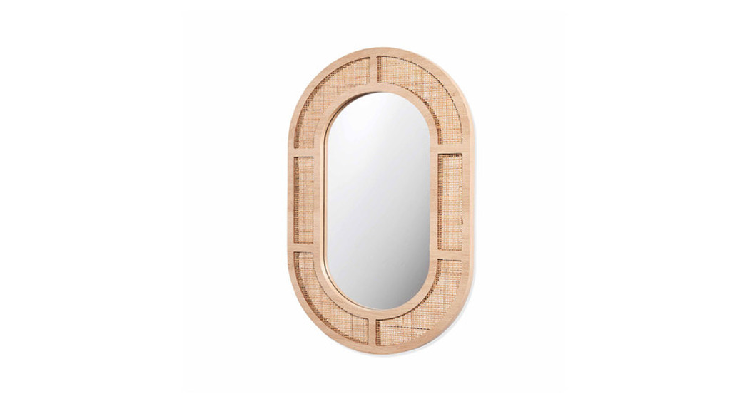 Kmart 43026364 Rattan Oval Mirror Instruction Manual