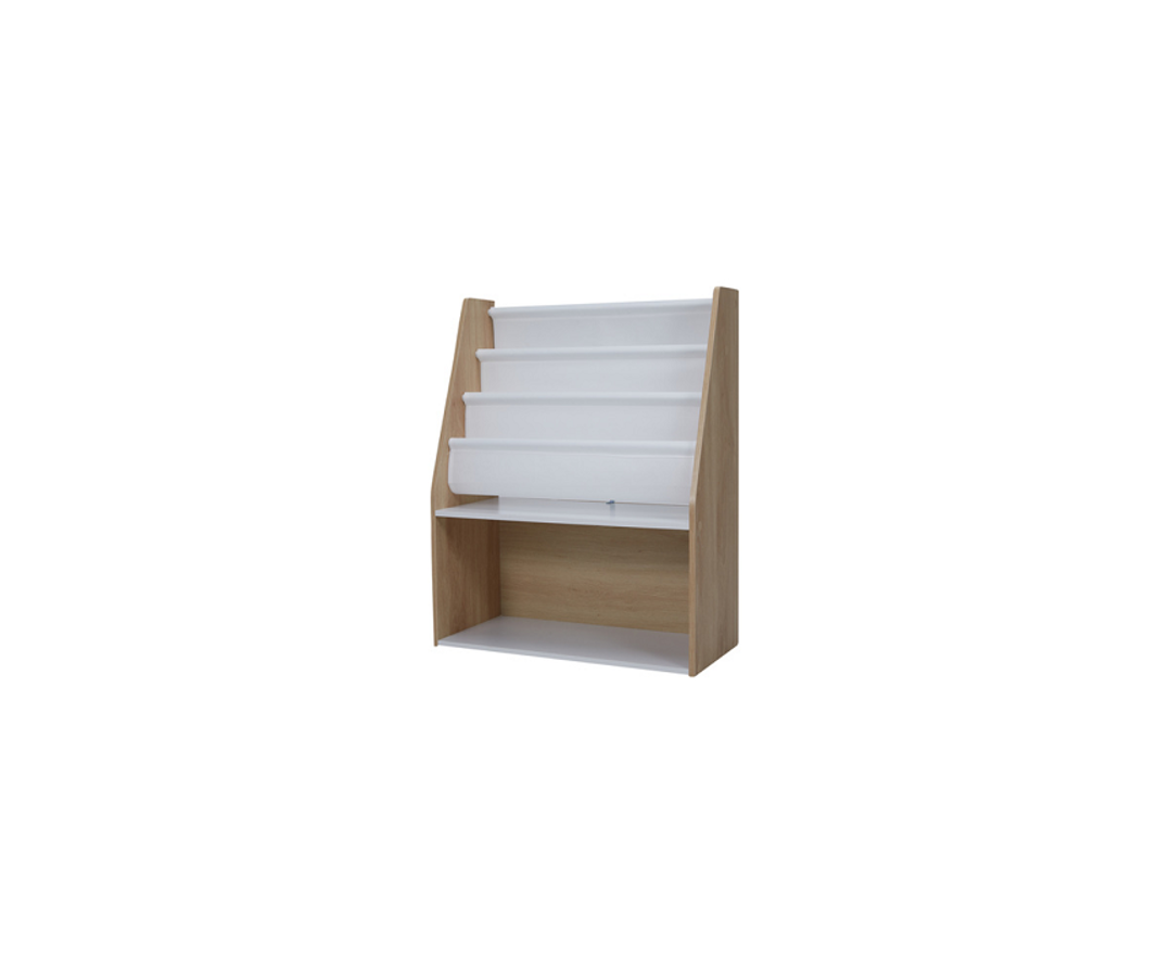 Kmart 43027750 Oak Look and White Shelf With Cupboard Instruction Manual
