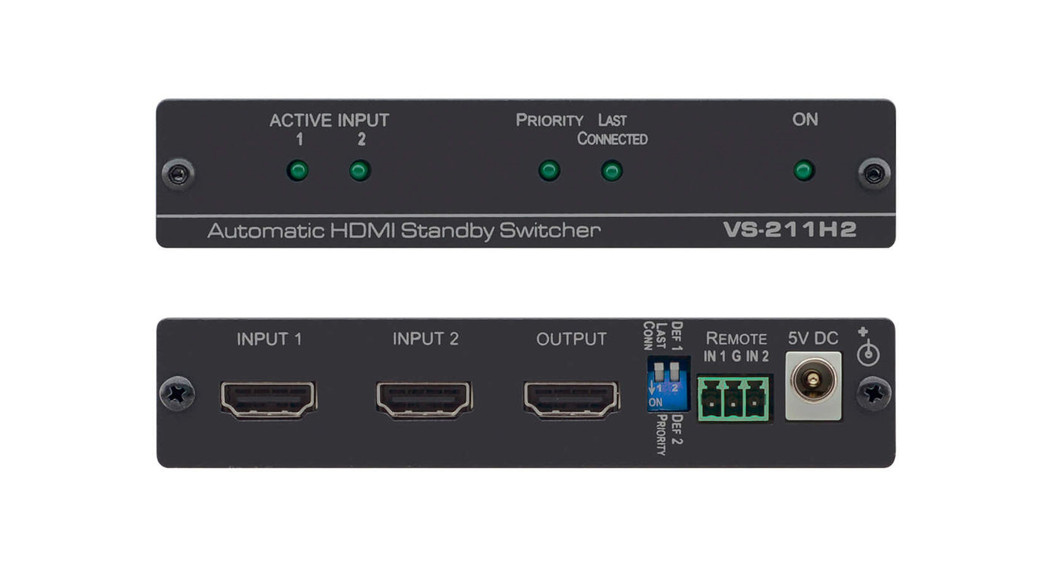 KRAMER VS-211H2 2×1 Automatic 4K UHD HDMI Standby Switcher User Manual