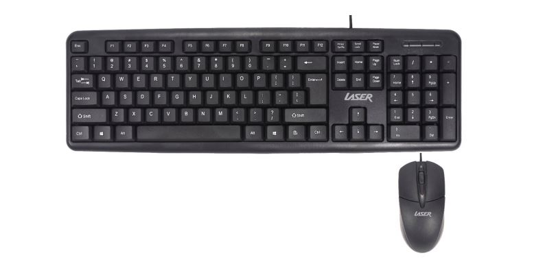 LASER USB Keyboard and Mouse Combo KBX-KBMCON-L User Guide