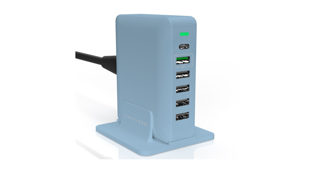 LIMITLESS E236070 6-Port Tower Charger User Manual