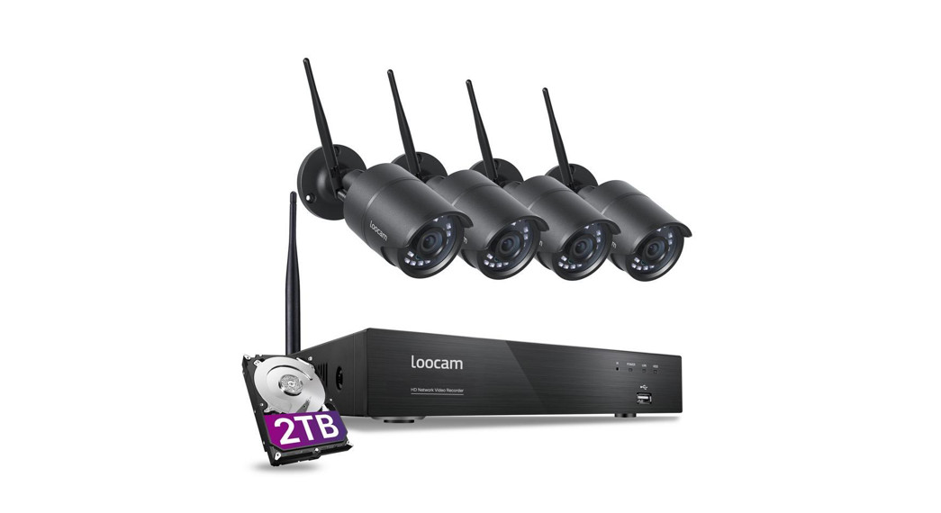 Loocam LN8W4B Wireless Security System User Guide