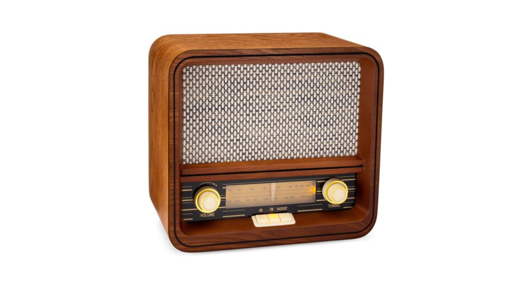 Master Tailgaters RAD-V1 Vintage wooden AM/FM Radio with Bluetooth and AUX IN User Manual
