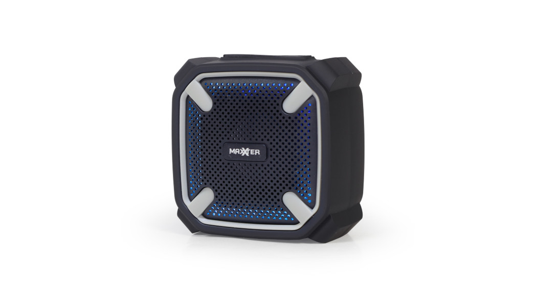 MAXXTER ACT-SPK-BTOD-LED1 Portable Bluetooth Speaker with LED Light Effect User Manual