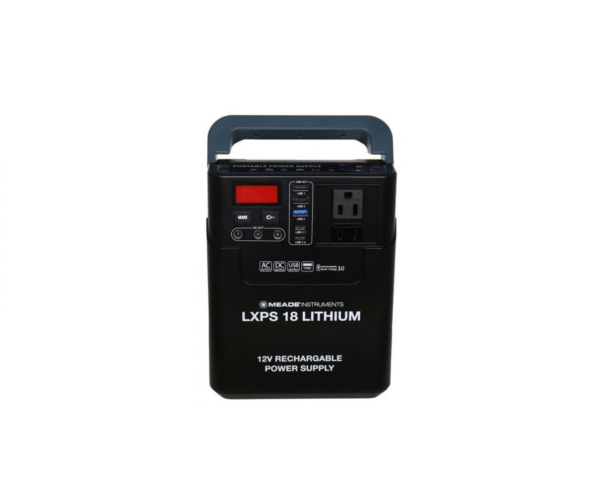 Meade LXPS 18 Lithium Portable Power Supply Instruction Manual
