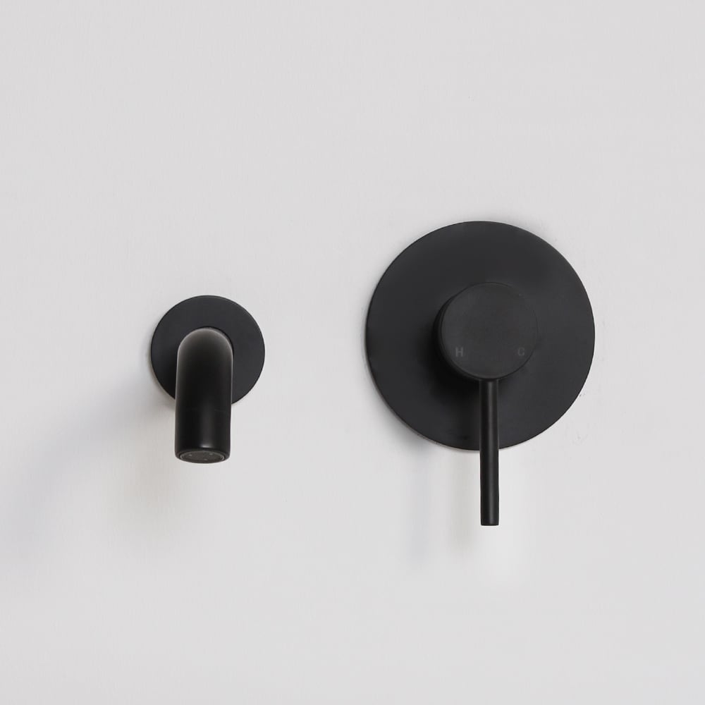 meir Round Matte Wall Mixer Black Instructions