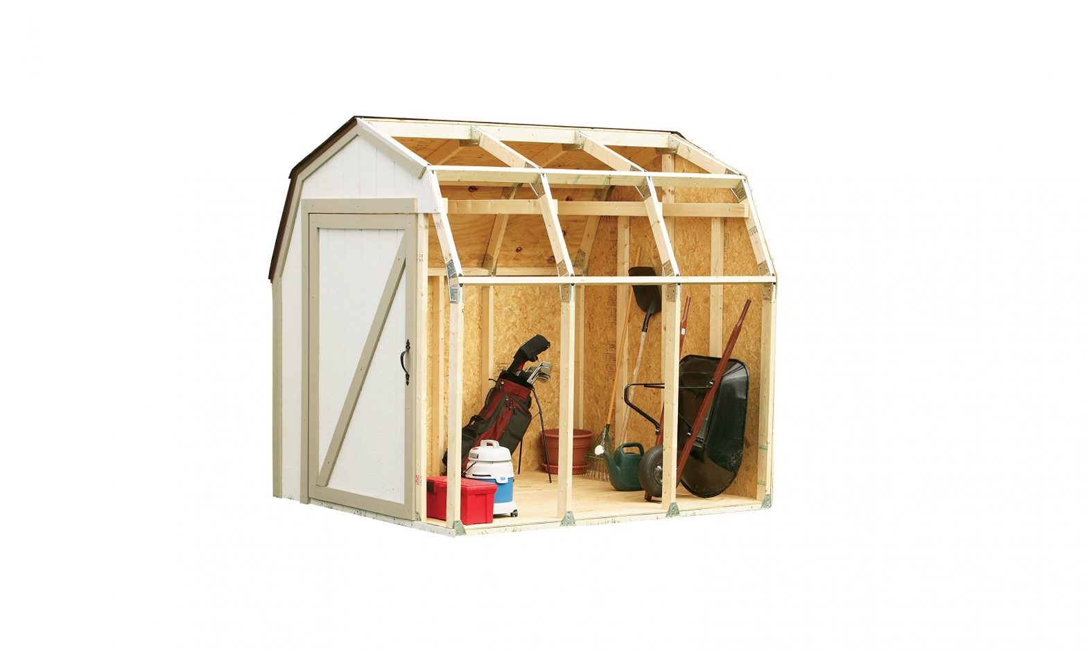 Menards 2x4basics Shed Kit Barn Roof Installation Guide