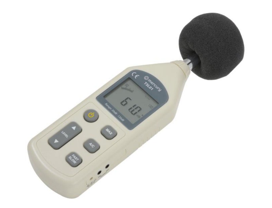 mercury TSL01 Digital Sound Level Decibel Meter User Manual