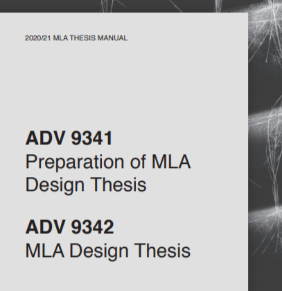 MLA Design Thesis ADV 9341 User Manual