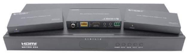 MONOPRICE Blackbird 4K 4×4 HDMI Matrix with HDBaseT Out User Manual