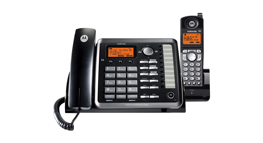 motorola ML25254 2-Line Corded Base Station with Digital Answering System User Guide