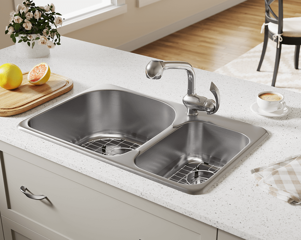 MR direct T3121L Topmount Offset Kitchen Sink Installation Guide