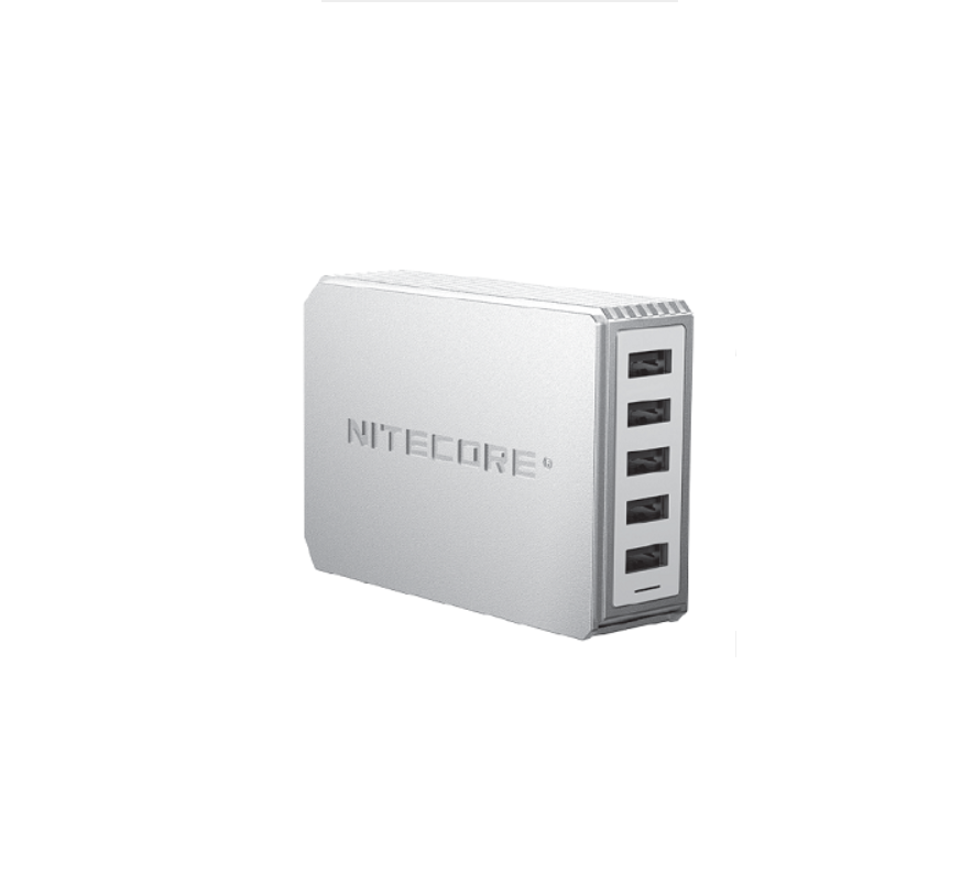 NITECORE 5-Port USb Desktop Adapter User Manual