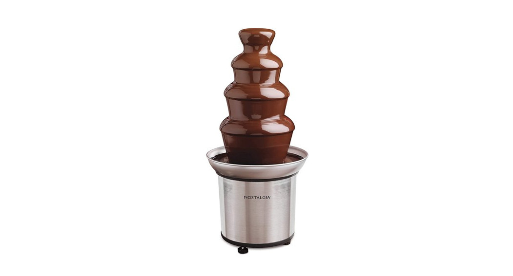 NOSTALGIA NCFF98SS 4-Tier Stainless Steel Chocolate Fondue Fountain Instructions