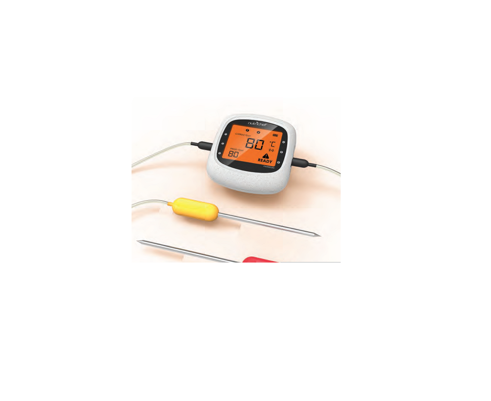 nutrichef PWIRBBQ80 Smart Wireless BBQ Thermometer User Manual
