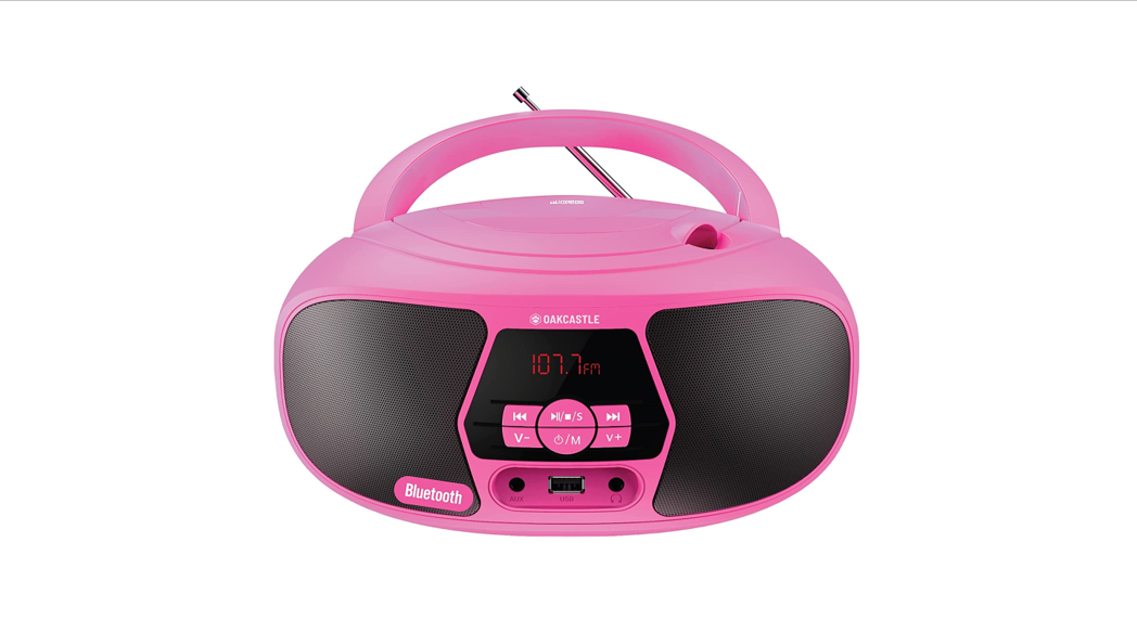 OAKCASTLE BX200 Portable Bluetooth CD Player User Guide
