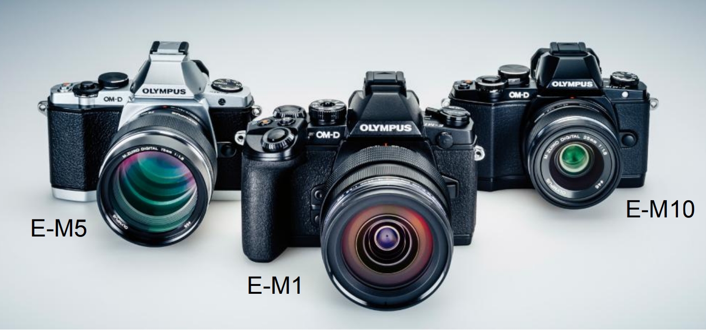 OM-D E-M1 vs E-M5 vs E-M10 Features & Sepcs