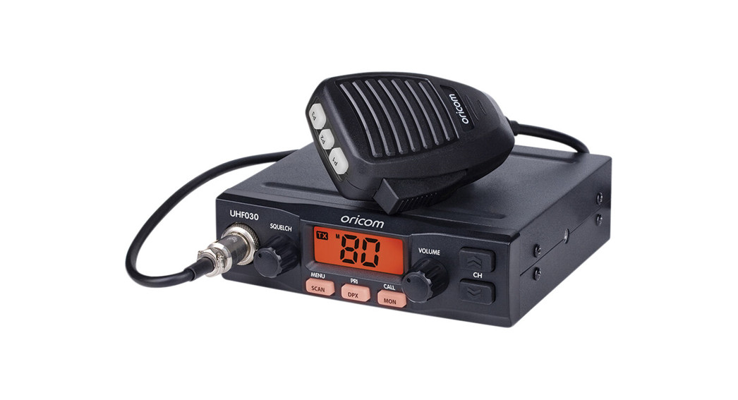 oricom UHF030 Compact 5 Watt UHF CB Radio User Guide