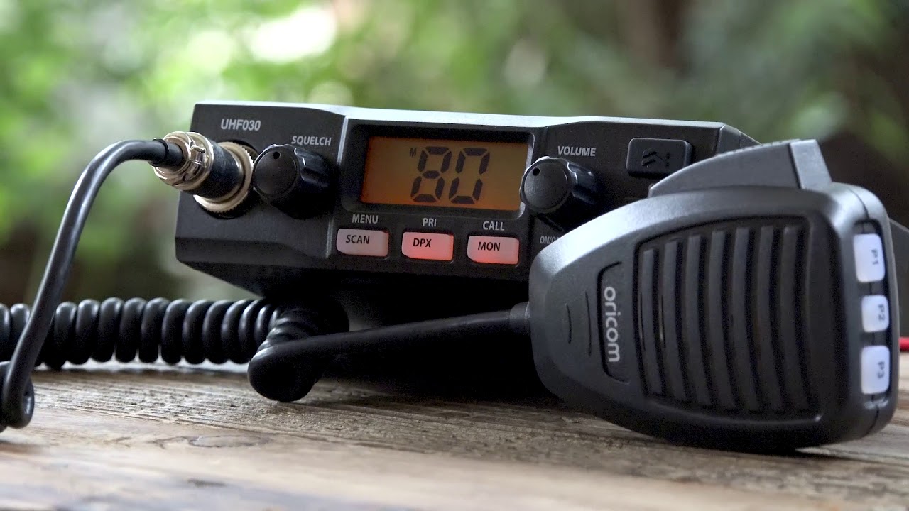 oricom UHF305 New Micro 5 Watt UHF CB Radio Installation Guide