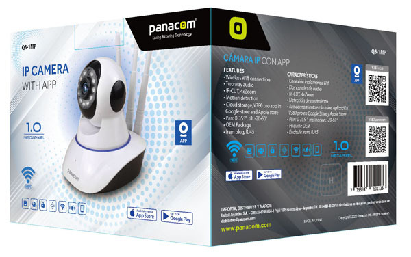 panacom Q5-1MP IP Camera with APP User Manual