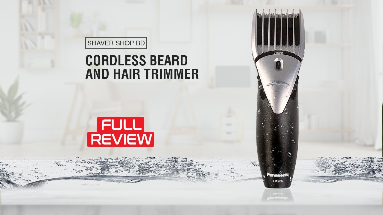 Panasonic AC/Rechargeable Beard/Hair Trimmer Instructions