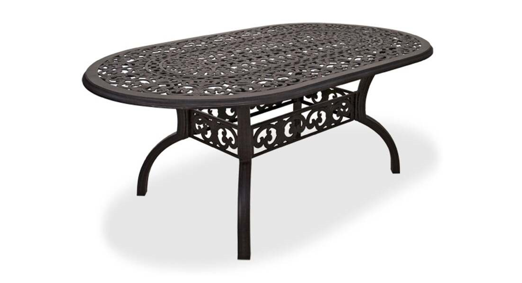 Patio time 72x42inch Cast Aluminum Oval Dining Table Instruction Manual