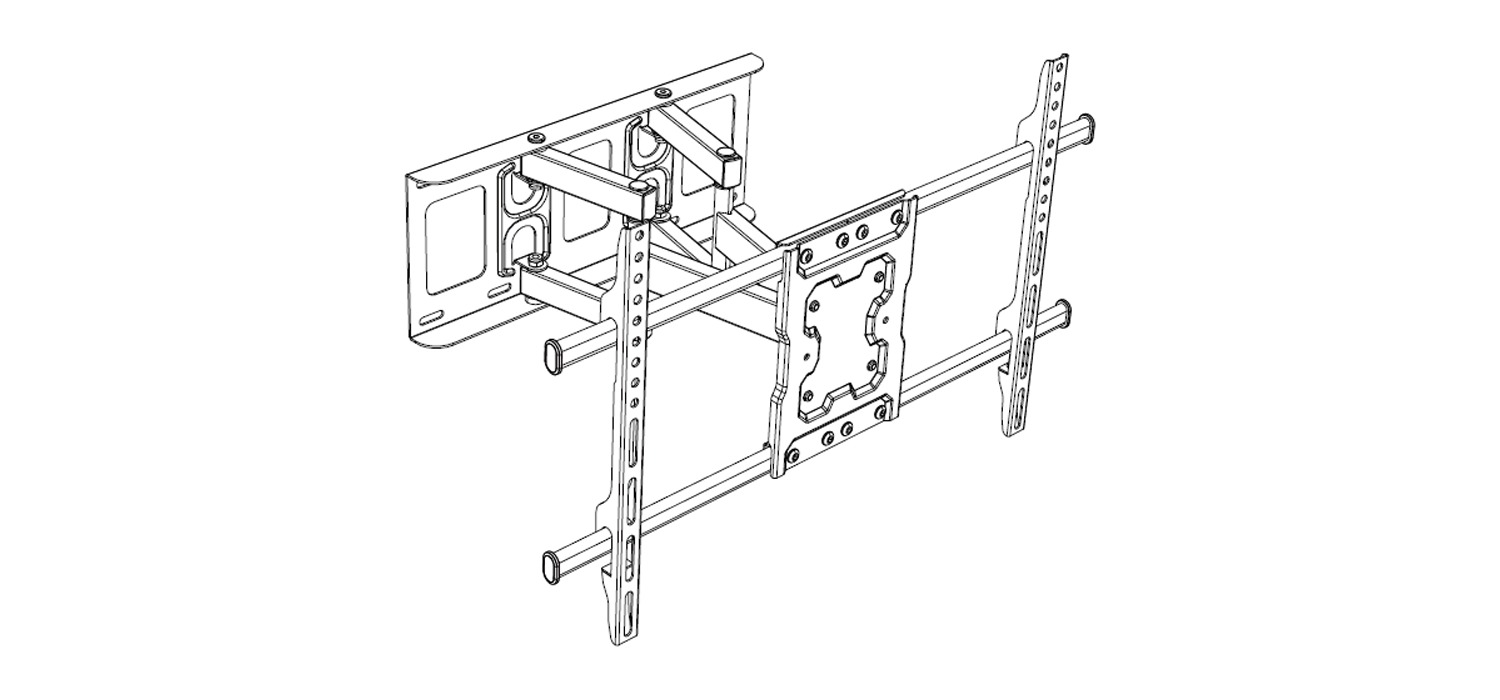 Pipishell Large Full-Motion TV Wall Mount User Manual