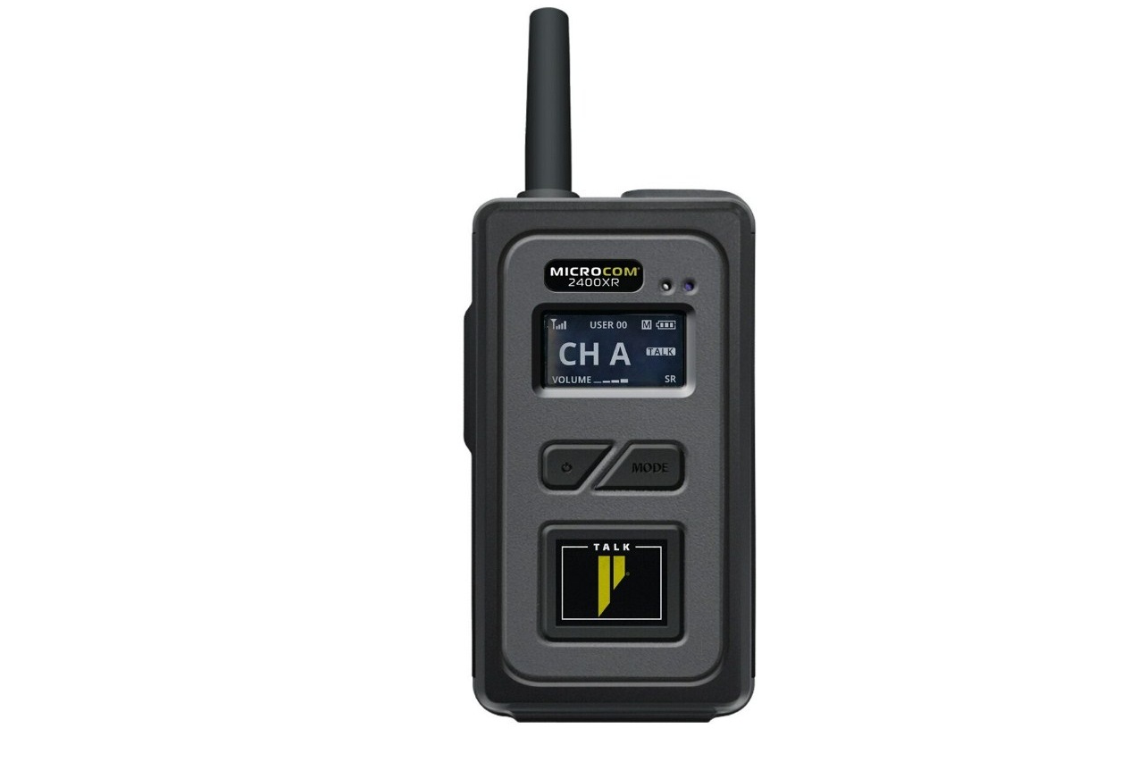 PLIANT 2400XR MicroCom Two Channel Wireless Intercom System User Manual