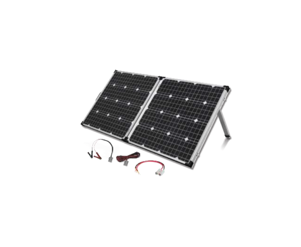 POWERTECH 12V 130W Folding Solar Panel and Charge Controller User Manual