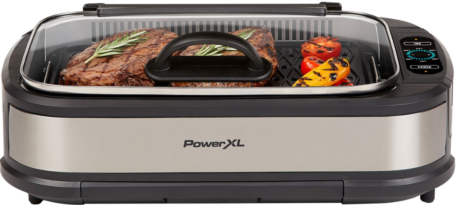 PowerXL Smokeless Grill Pro Countertop Indoor Electric Grill User Guide