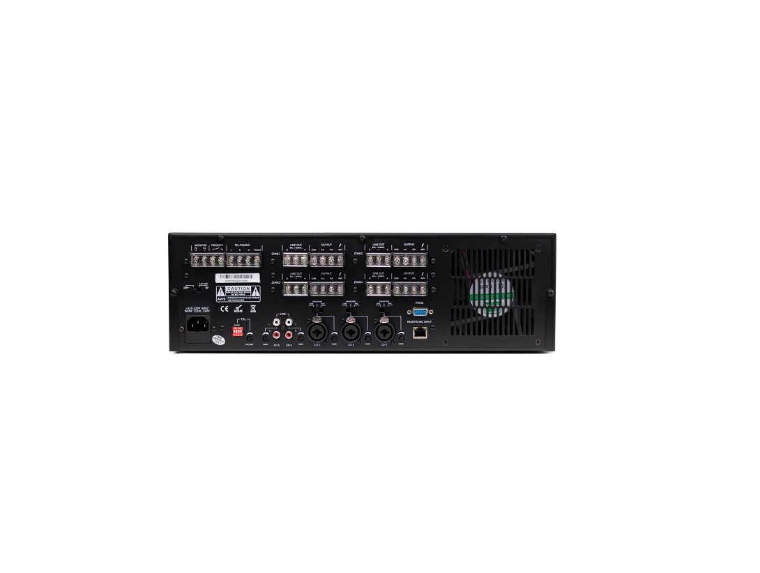 PURE RESONANCE AUDIO RZMA120BT Zone Mixer Amplifier User Manual