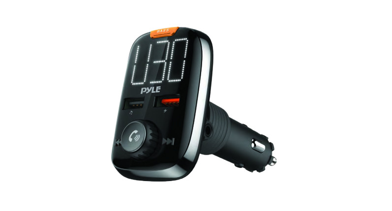 PYLE Wireless BT Streaming Car FM Transmitter USB Quick Charge User Manual