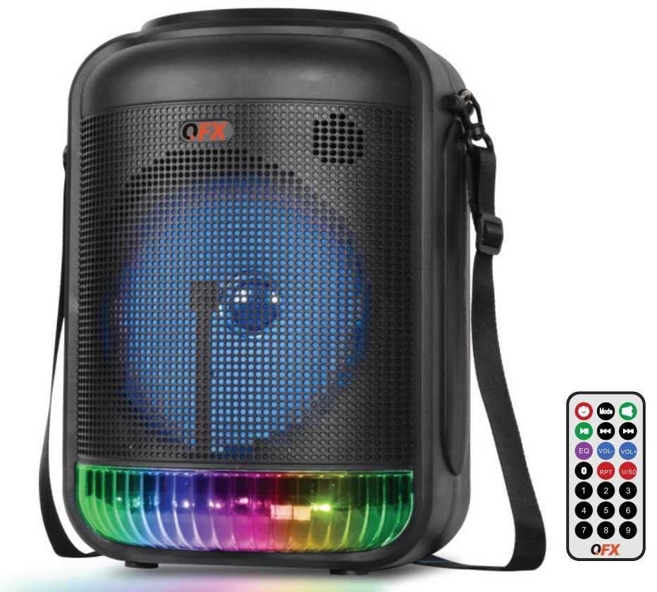 QFX Professional Multimedia Speaker Karaoke System PBX-56 User Manual