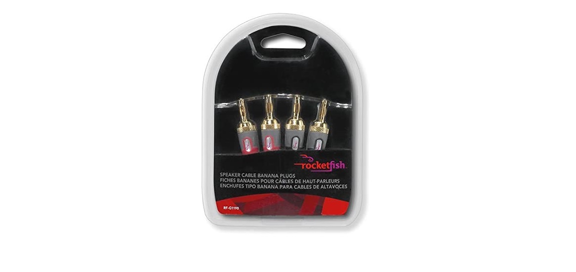 rocketfish 4-Pack Speaker Cable Banana Plugs RF-G11902 User Guide