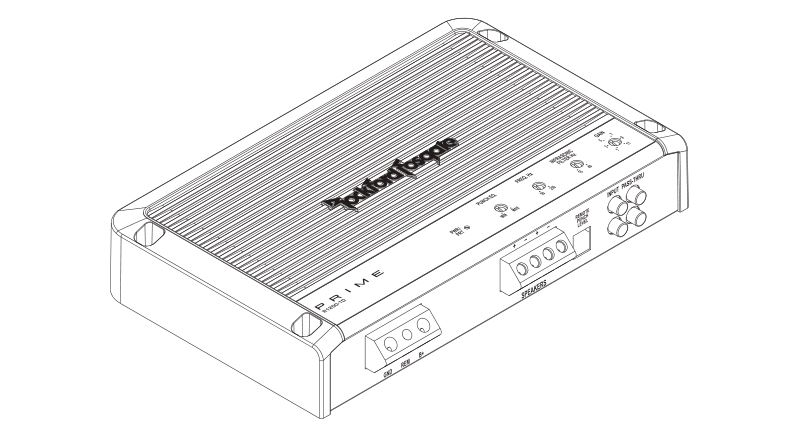 Rockford R750-1D/ R1200-1D Fosgate Prime Mono Amplifier Installation and Operation Manual