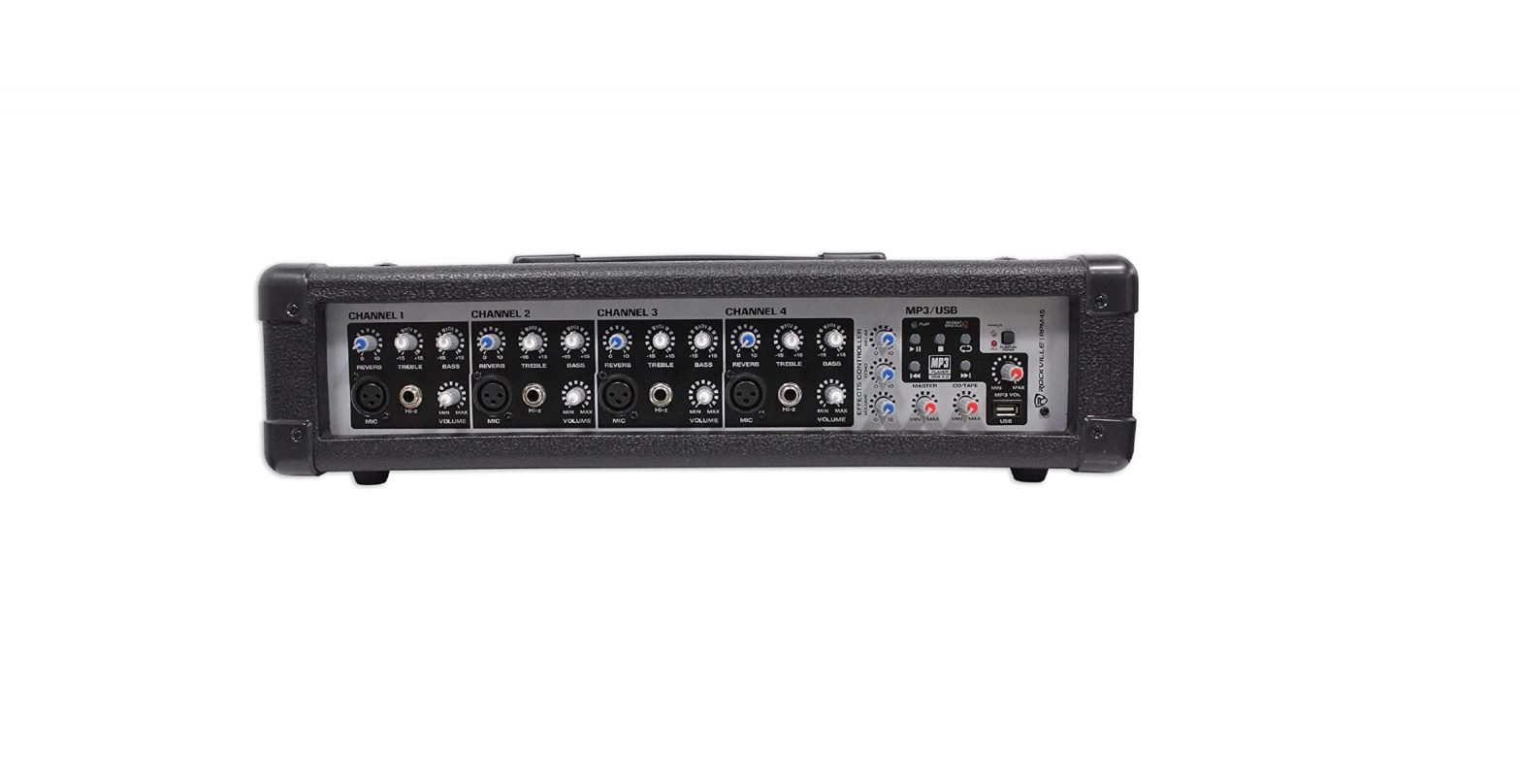ROCKVILLE 4-Channel Powered Stereo Mixer Owner’s Manual