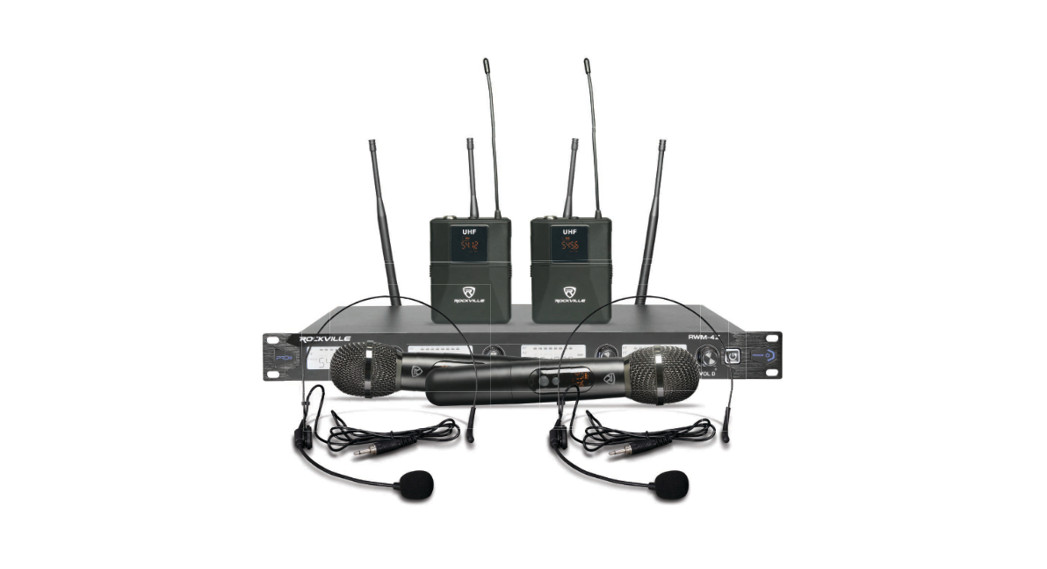 ROCKVILLE RWM-4Z Professional Wireless Quad Microphone System Owner’s Manual