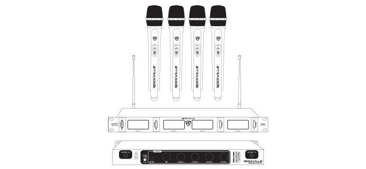 ROCKVILLE Wireless Hand Held Microphone System Owner’s Manual