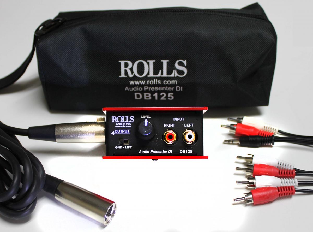 ROLLS DB125 Audio Presenter DI Kit User Guide
