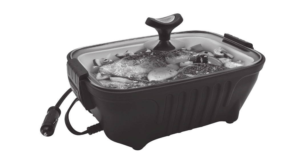 ROVIN 12V Portable Lunch Stove with Lid User Manual
