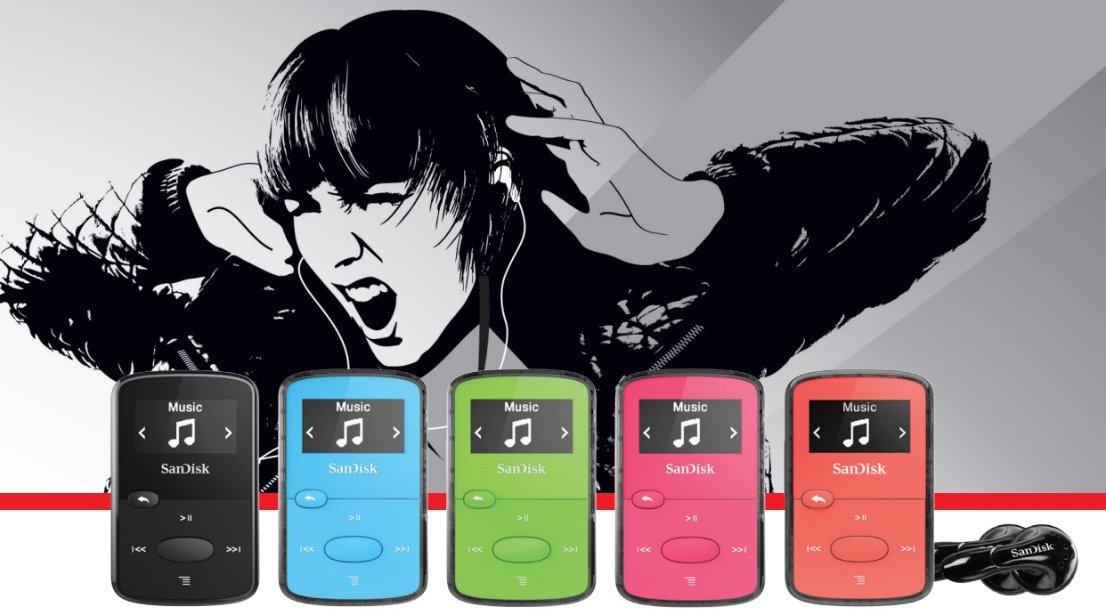 SanDisk Clip Jam MP3 Player Datasheet
