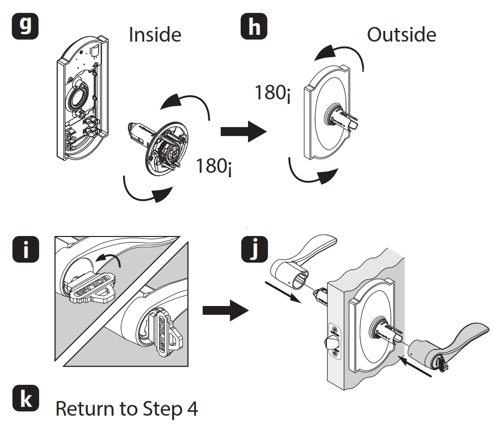 Schlage E51 Alarm Lock User Manual