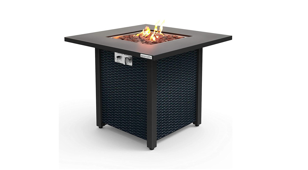 SereneLife SLFPS3 Propane Gas Fire Pit Table User Manual