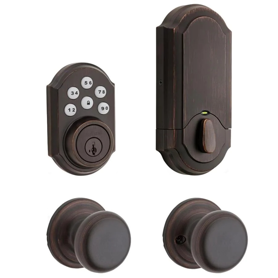 Smart Code Touchpad Electronic Deadbolt Quick Installation Guide