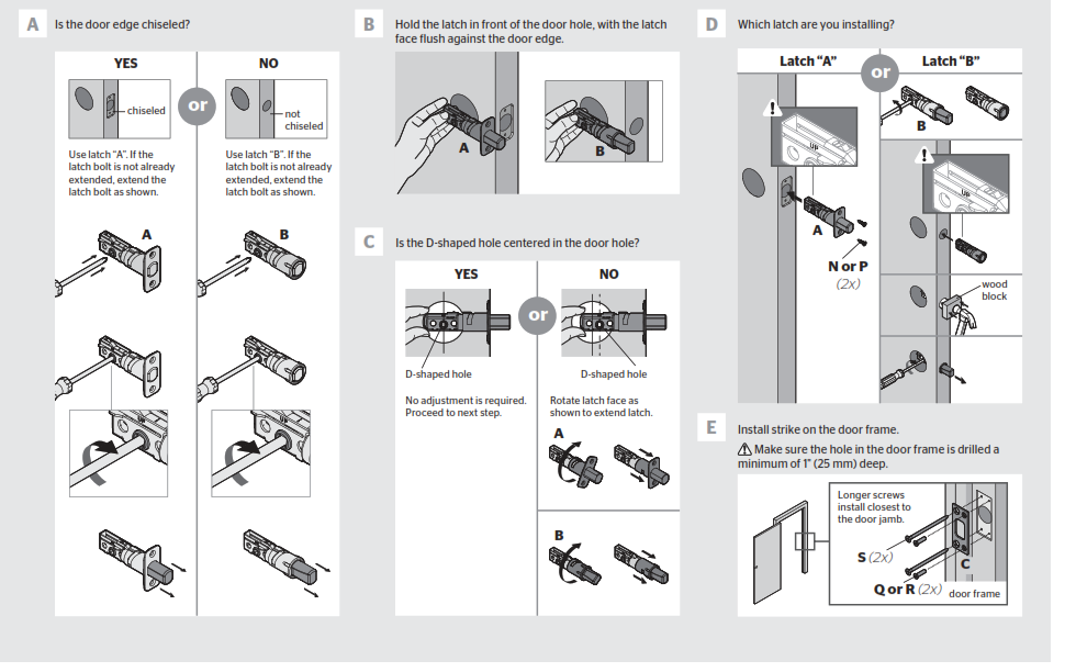 SmartCode 10 Touchpad Electronic Beadbolt GED1700 User Manual