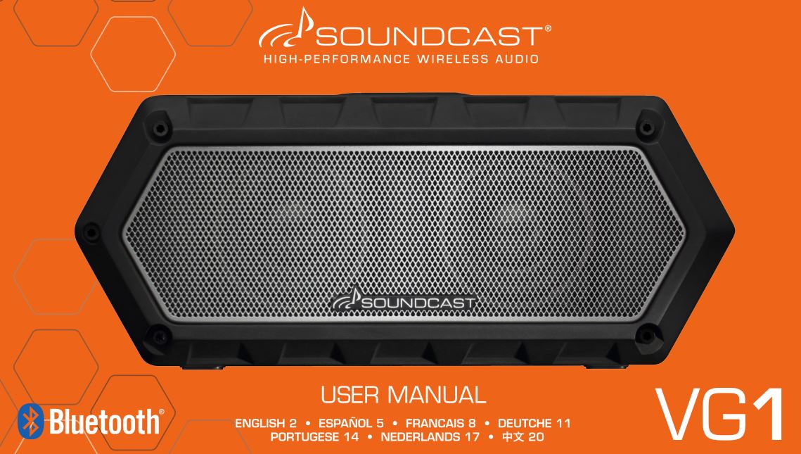 SoundCast VG1 User Manual