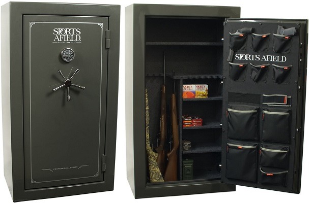 SPORTS AFIELD Haven Series – 36+4 Gun Capacity – Water and Fire Resistant Safe Instruction Manual