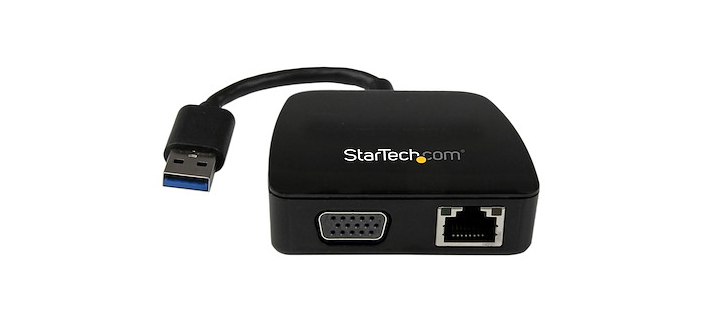 StarTech com USB 3.0 Mini Docking Station Adapter with Gigabit Ethernet and VGA Instruction Manual